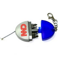 Mini Screwdriver & Tape Measure Tool Kit with Lobster Keychain